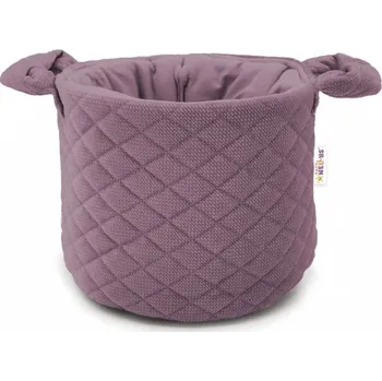 Dětský pokoj BABY NELLYS koš na hračky VELVET Fialová