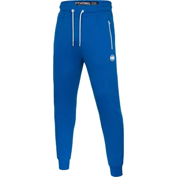 PitBull West Coast - pánské tepláky SMALL LOGO TERRY KRÁLOVSKY MODRÉ Barva: Modrá, Vel: XL