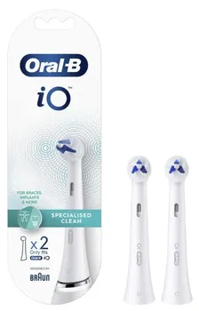 Náhradní hlavice k elektrickému kartáčku Oral-B iO Specialised Clean bílé 2 ks