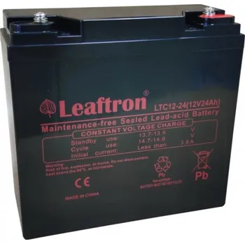 Záložní baterie Akumulátor Leaftron 12V, 24Ah (LTC12-24)