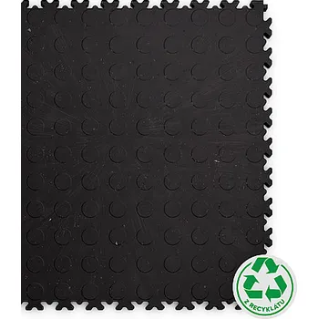 vinylová podlaha Speciální podlaha FORTELOCK Industry ultra ECO Classic Penízky Černá