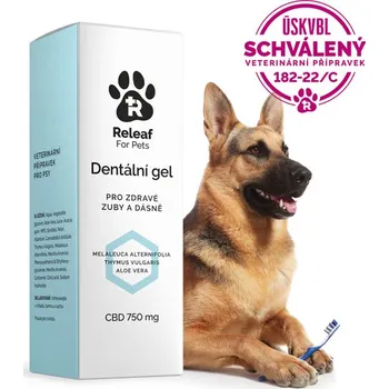 Péče o psí chrup Releaf dentální gel pro psy 25 ml