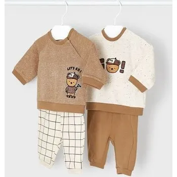 Kojenecká souprava teplákové soupravičky v přírodních barvách Mayoral 2643-23 velikost 80