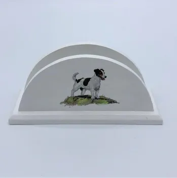 Stojánek na ubrousky Jack Russell teriér (Ubrouskovník s pejsky, pes)