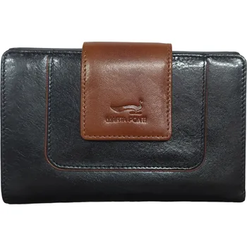 Peněženka Marta Ponti dámská kožená peněženka černá B120506