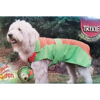 Obleček pro psa Susťáková vesta zeleno-oranžová Délka zad 55 cm