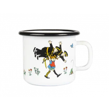 Smaltovaný plecháček Pippi and The Policemen 2,5 d