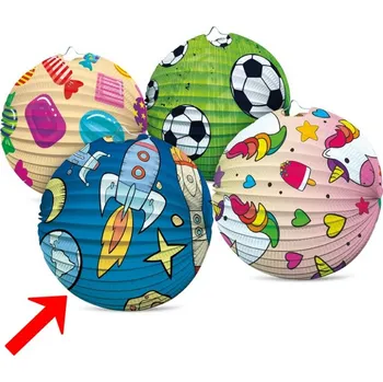 Party dekorace Lampión koule 25 cm M7 - Raketa