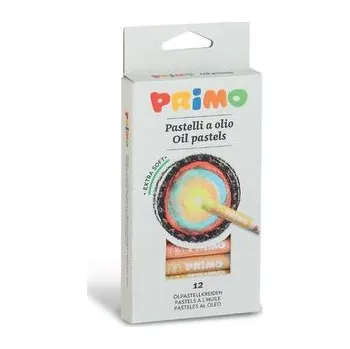 Olejové křídy PRIMO, 10 x 60mm, 12ks, papírový obal