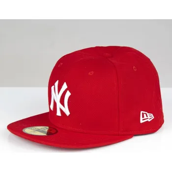 Kšiltovka Kšiltovka New Era 5950 MLB Basic New York Yankees Scarlet White