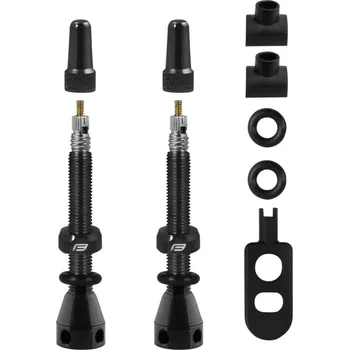 Duše na kolo Sada bezdušových ventilů Force Gap 44 mm - černá