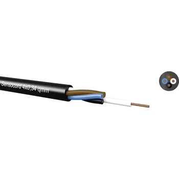Kabeltronik 245302509-1 senzorový kabel Sensocord® 3 x 0.25 mm² černá metrové zboží