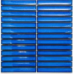 Keramická mozaika KIT KAT kobaltová 20x145mm