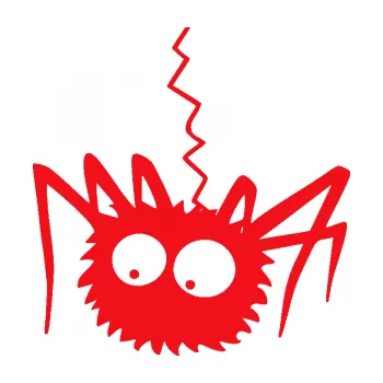 Samolepící dekorace SAMOLEPKA Pavouk 020 levá (10 - červená) NA AUTO, NÁLEPKA, FÓLIE, POLEP, TUNING, VLASTNÍ TEXT, TISK, AUTOSAMOLEPKY.cz, POLEPY, OBRÁZEK, LOGO, SAMOLEPKY