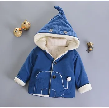 Dívčí bunda Dětská bunda se slonem Barvy: Modrá, Velikost dítě: 4T