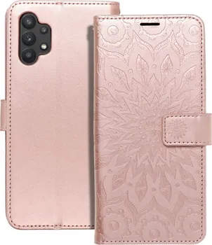 Pouzdro na mobilní telefon Forcell Mezzo pro Samsung Galaxy A32 5G mandala/růžově zlaté