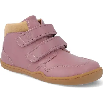 Dětská sportovní obuv Barefoot dětské kotníkové boty Blifestyle - Raccoon bio nappa altrose W růžové Velikost: 30