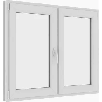 Okno plastové okno 120x100 cm, dvoukřídlé, bílé, PREMIUM 7000 (rozměr 120x100 cm, otevírací a výklopné)