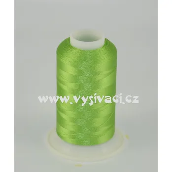 Nit vyšívací nit zelená ROYAL C374 návin 1000m viskóza nitě - počet kusů: 1 kón návin 1000m***SKLADEM 7 kónů