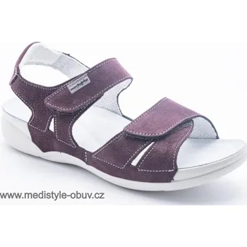 Dámská zdravotní obuv MEDISTYLE ETELA 1E-H25/4 sandál fialový vel.37-42, --- - 41