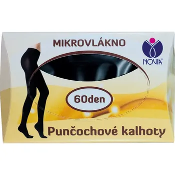 Dámské punčochy Dámské pučnochové kalhoty mikrovlákno 60 DEN černé vel.158