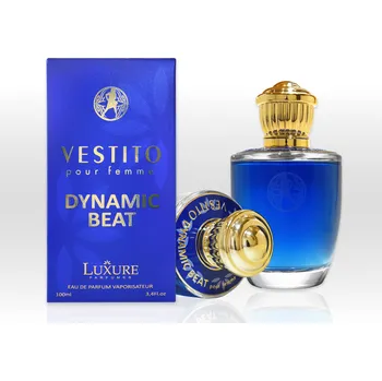 Dámský parfém Versace Luxure Vestito Dynamic Beat Pour Femme, Parfémovaná voda 100ml (Alternatíva vône Versace Dylan Blue Pour Femme) pre ženy Parfémovaná voda
