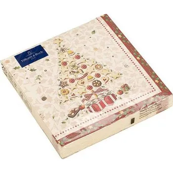 Papírový ubrousek Villeroy & Boch Winter Specials vánoční strom 33 x 33 cm 20 ks
