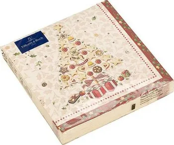 Papírový ubrousek Villeroy & Boch Winter Specials vánoční strom 33 x 33 cm 20 ks