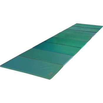 Gymnastika BERGER – HUCK Žíněnka skládací 8-dílná, 480x120x3 cm, PE, zelená