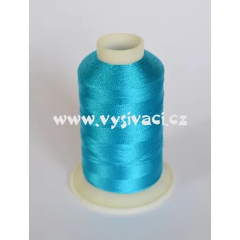 Nit vyšívací nit modrá ROYAL C107 návin 1000m viskóza nitě - počet kusů: 1 kón návin 1000m***SKLADEM 2 kóny