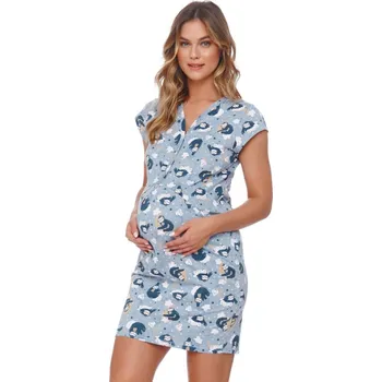 Dámská noční košile Dámská noční košile Doctor Nap 9453 Sloth S Modrá