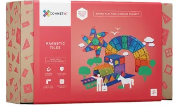 Stavebnice ostatní Connetix Magnetic Tiles Rainbow 212 dílků