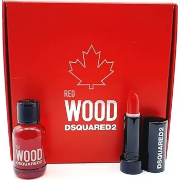 Dámský parfém Dsquared2 Dsquared2 Red Wood mini SET: Toaletní voda 5ml + Rtěnka 1,2g Pre ženy Toaletní voda