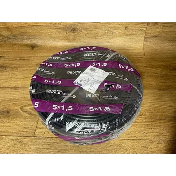 Kabel CYKY 5x1,5 - 100m/bal