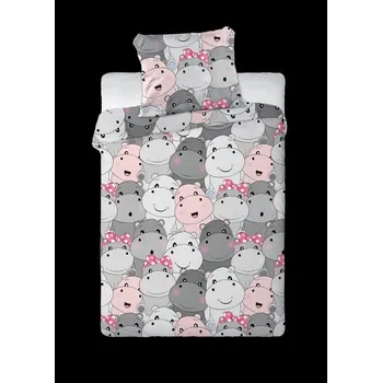 Povlečení FARO Povlečení do postýlky Hrošíci Bavlna, 100/135, 40/60 cm