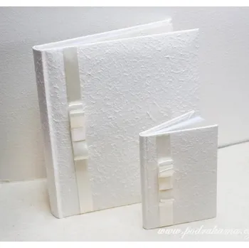 Fotoalbum Pod Rukama FOTOALBUM KLASICKÉ svatební STUHA - barva na Vaše přání