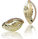 Cutie Jewellery Náušnice kombinované zlato M413E