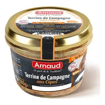 Farmářská terina s hříbkem ve skle 180g Arnaud