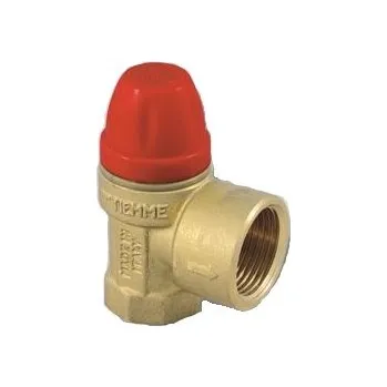 Ventil TIEMME - Itálie | Pojišťovací (pojistný) ventil 1/2"x3/4" topenářský (pojišťovák na vodu) - 6bar TM1919 1/2"x3/4"