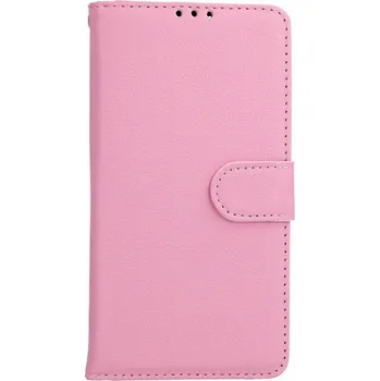 Pouzdro na mobilní telefon Pouzdro iPhone 14 knížkové světle růžové s přezkou (kryt neboli obal na iPhone 14)