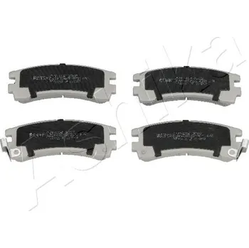 Brzdová destička Sada brzdových destiček, kotoučová brzda ASHIKA 51-01-128