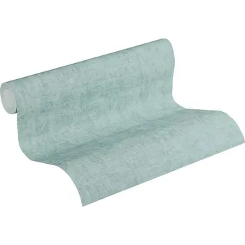 Tapeta P492450107 A.S. Création historizující vliesová tapeta na zeď Styleguide Natürlich 2024 tyrkysová žíhaná, velikost 10,05 m x 53 cm