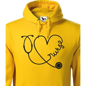 Pánská mikina Pánská mikina pro zdravotní bratry Nurse, Barva Žlutá, Velikost L, Canvas Pánská mikina Bezvatriko.cz 0688