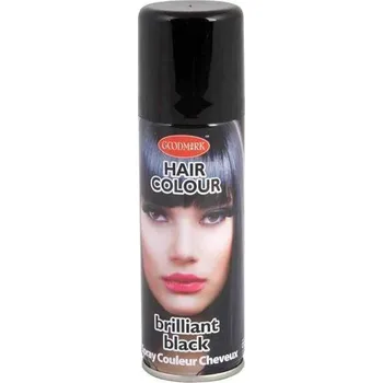 Stylingový přípravek GoodMark Hair Colour Spray - jednodenní sprej, 125 ml Brilliant Black - černý