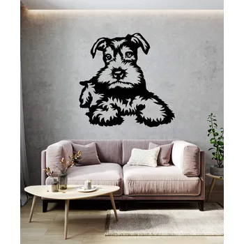 Vsepropejska Knírač dřevěná dekorace na zeď Rozměr (cm): 20 x 19, Typ: Knírač 3