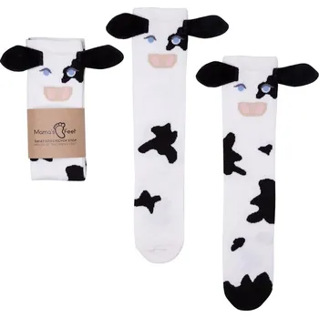 Mama's Feet Dětské podkolenky s kravičkou Eared Animals Dana Velikost: 1-3 roky