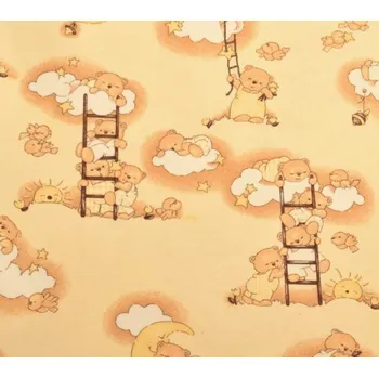 Bavlněný flanel š. 140 cm - medvídci