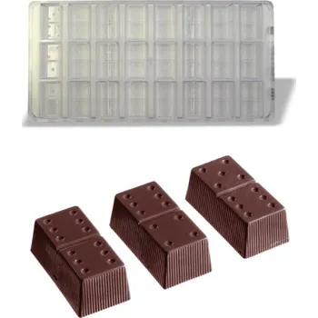 Forma na pečení Forma na pralinky (domino 14g) 8x3 tvary/forma
