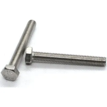 Šroub M8x60 Šroub šestihr. hlava celý závit DIN 933 A2