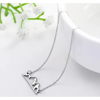 Náhrdelník B-TOP Dámský nerezový náhrdelník Hory